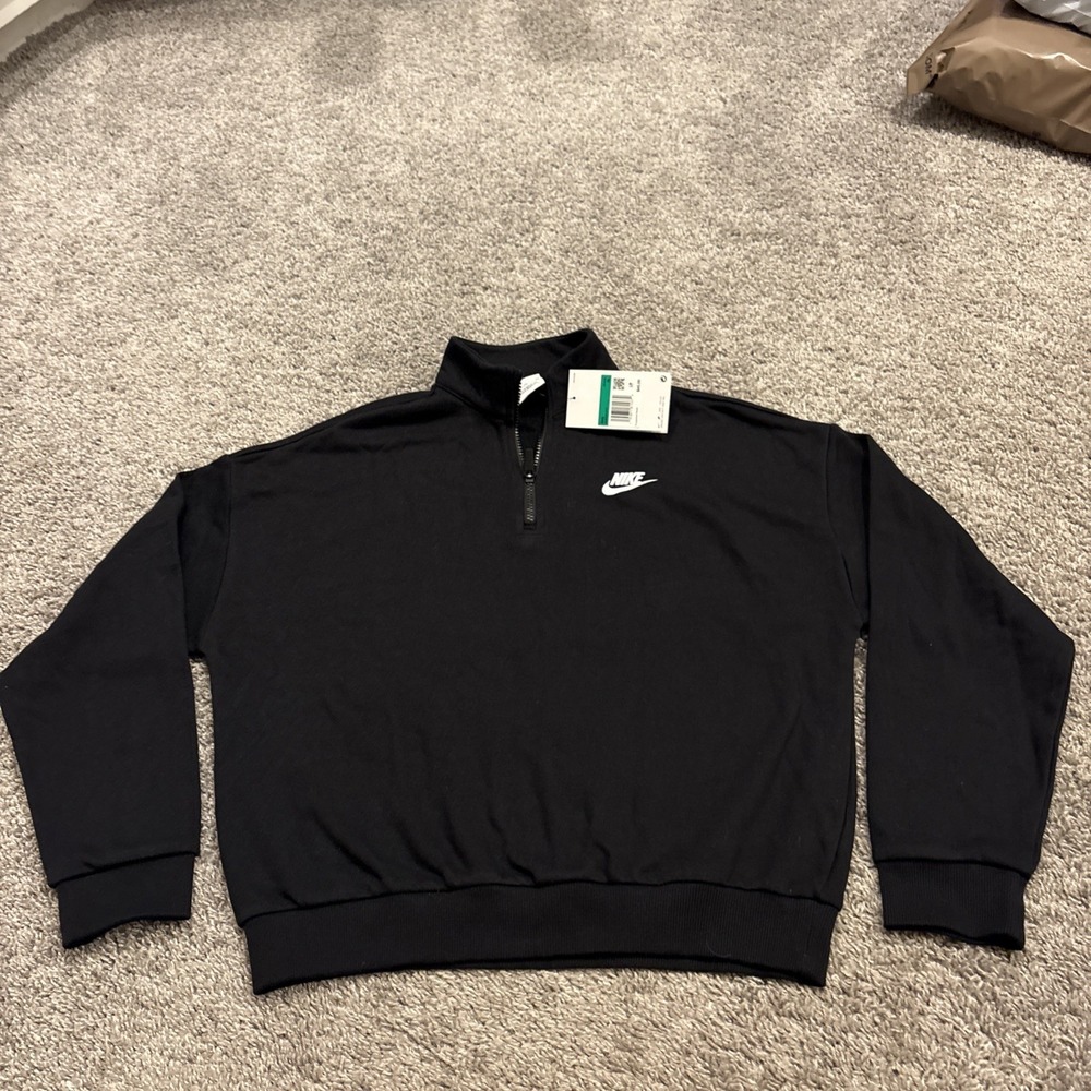 NEW WITH TAG Nike Girls Sportswear Club Fleece Pullover DQ9125-010 Size XL $45